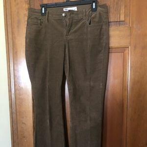 2 pairs of Old Navy Corduroy pants- brown and navy
